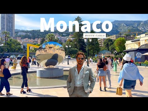 Monte Carlo, 모나코 | 도보 시티 투어 4K | 2025년 6월 25일