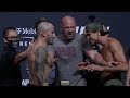 Alexander Volkanovski vs. Brian Ortega Ceremonial Weigh-Ins Staredown | UFC 266 | MMA Fighting