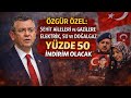 Özgür Özel : Şehit aileleri ve gazilere elektrik, su ve doğalgaz YÜZDE 50 İNDİRİMLİ OLACAK!