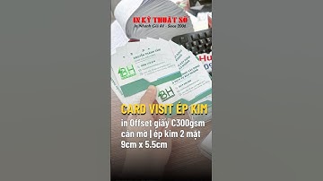 Card visit ép kim, name card giám đốc điều hành công ty xây dựng - In Kỹ Thuật Số Since 2006