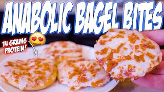 HIGH PROTEIN BAGEL BITES FROM SCRATCH | Easy Anabolic Air Fryer Recipe