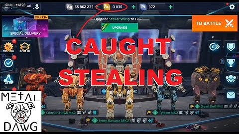 War Robots - Pixonic stealing from me! Caught live on video