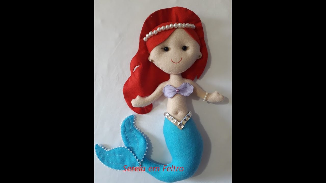Sereia Em Feltro Youtube Cacto de feltro com molde baixar molde de cacto para fazer artesanato em feltro. sereia em feltro