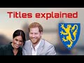 Harry &amp; Meghan: the Royal Loophole that Protects their Titles | UK Monarchy Explained