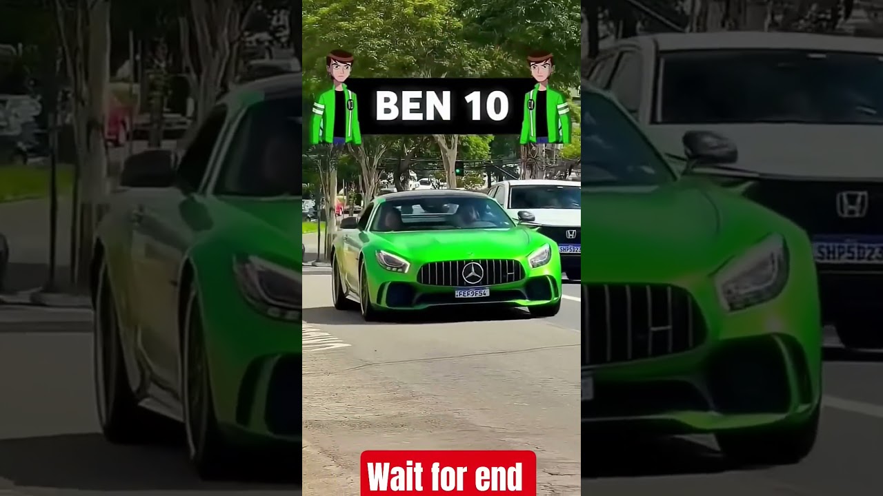 Luxury cars were all cartoon😍⛔