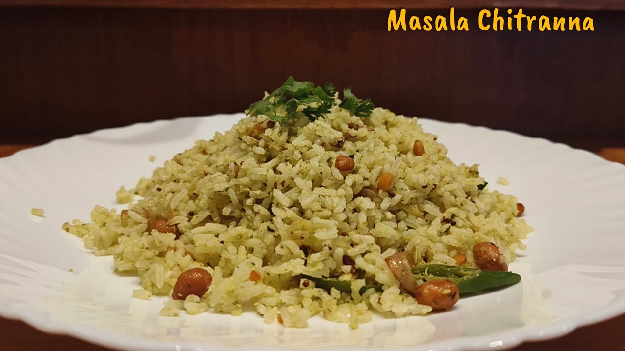 Temple Style Masala Chitranna | Authentic Karnataka Lemon Rice | Easy Lunch Box Recipe