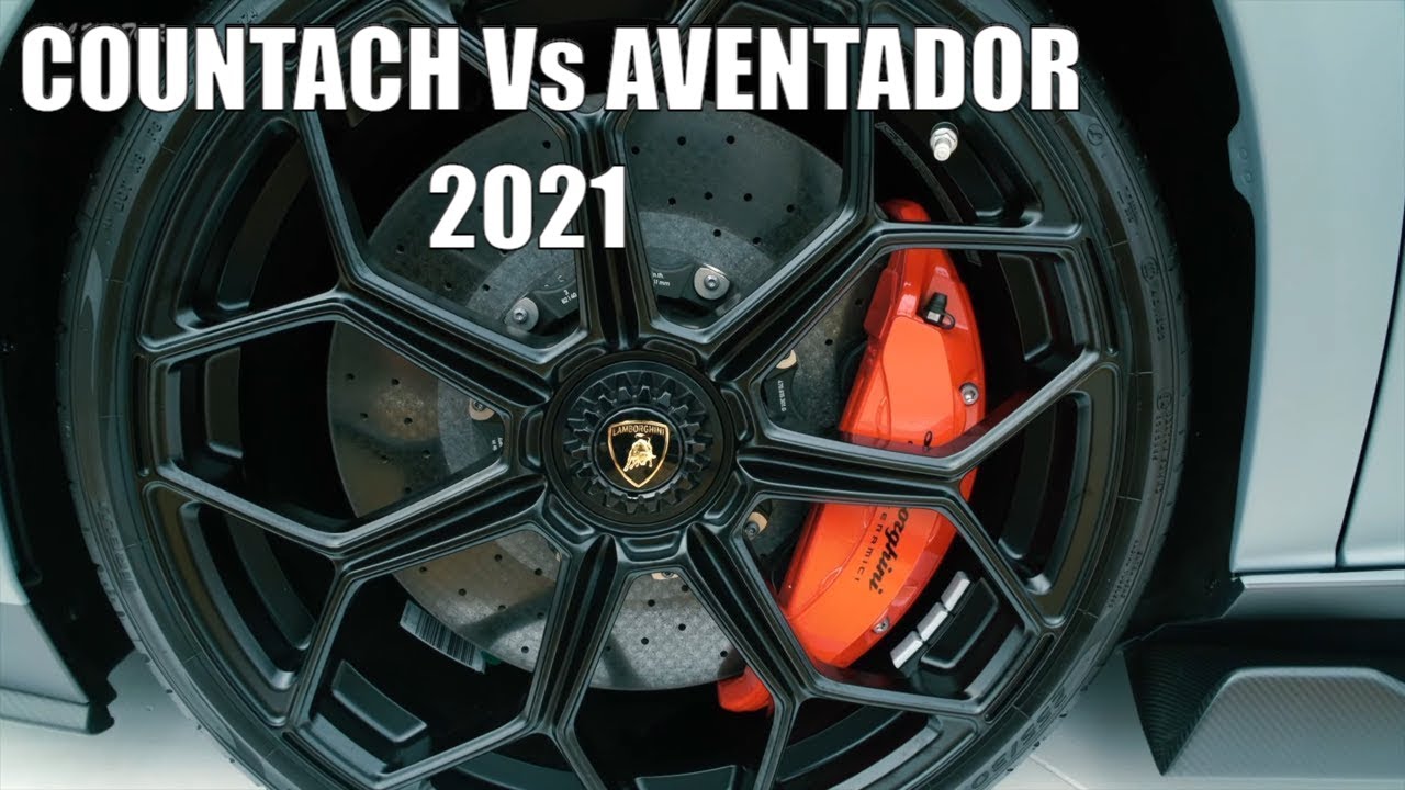 New COUNTACH vs AVENTADOR 2021 Supercars Comparison) YouTube
