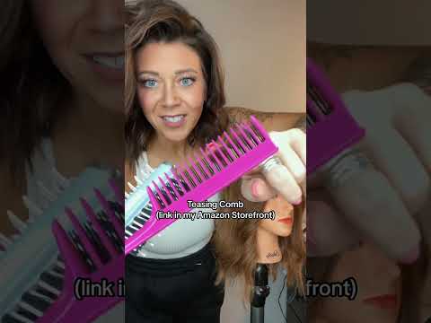 How to Backcomb for Volume 💕 | Big Hair Tutorial