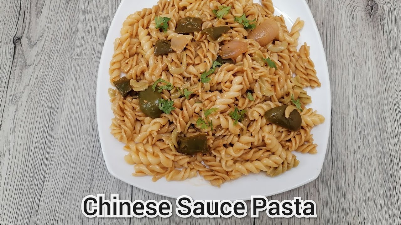 Chinese Sauce Pasta Indo Chinese Pasta Recipe Mona's cookhouse