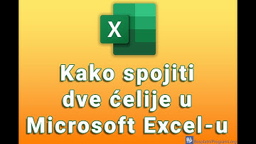 Kako spojiti dve ćelije u Microsoft Excel-u
