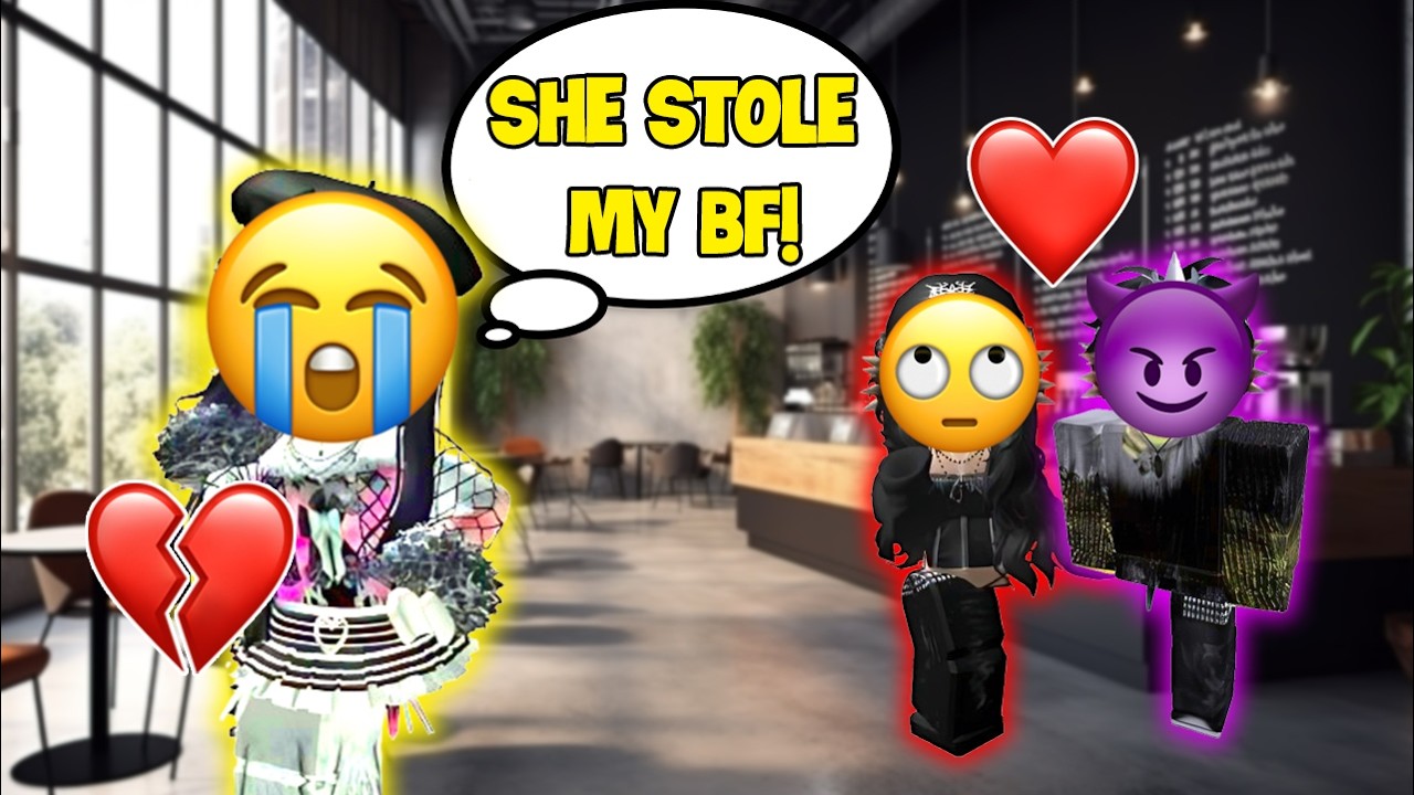STEP SISTER STOLE MY BOYFRIEND #roblox #robloxstory