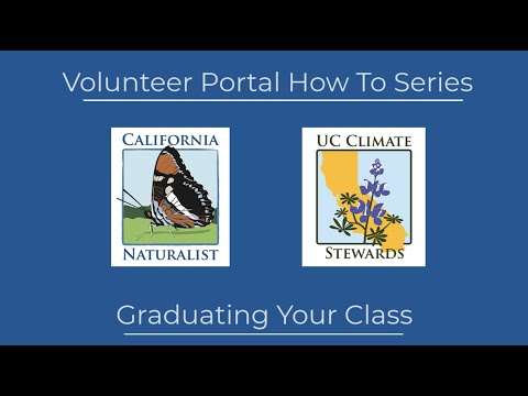 Graduating Your Class in the Volunteer Portal