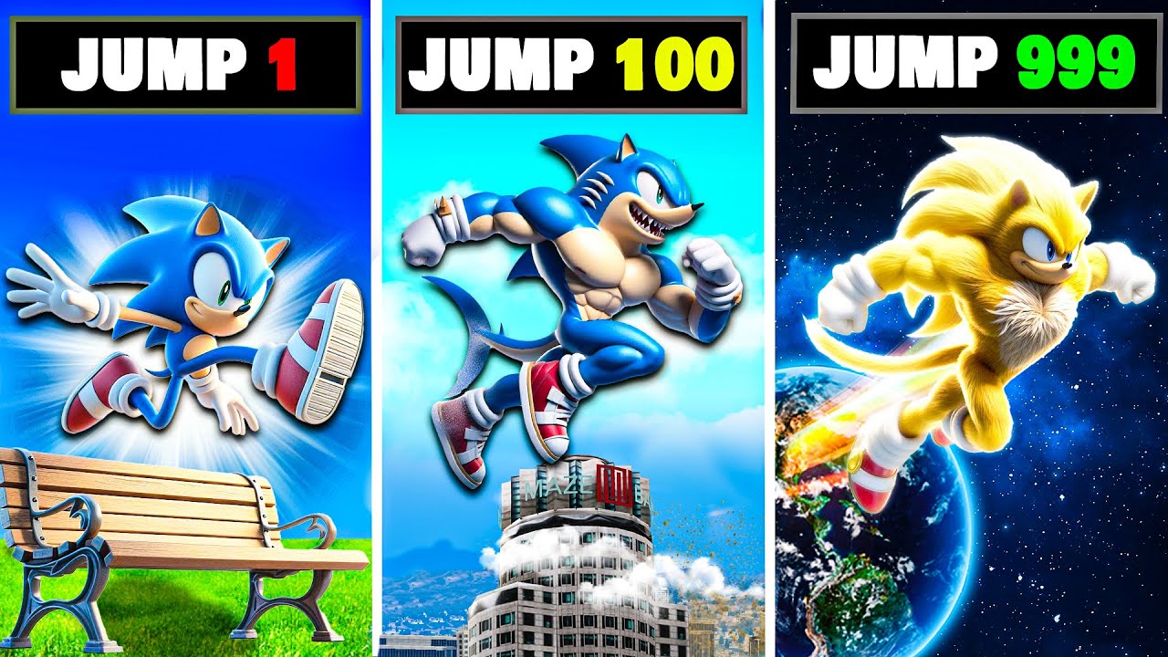 Play: Sonic Changes Into Different Animals with Every Jump in GTA 5: gaming-mashup chaos for Sonic fans