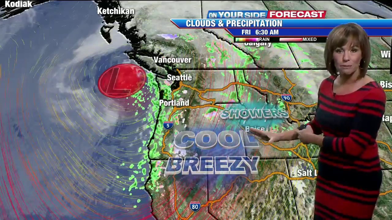 Much cooler and breezy heading into the weekend - YouTube