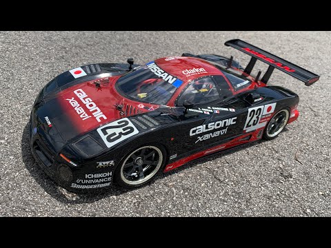 Tamiya Nissan R390 GT1 TA03R Chassis Free Running - YouTube Tamiya Nissan R390 GT1 TA03R Chassis Free Running - YouTube