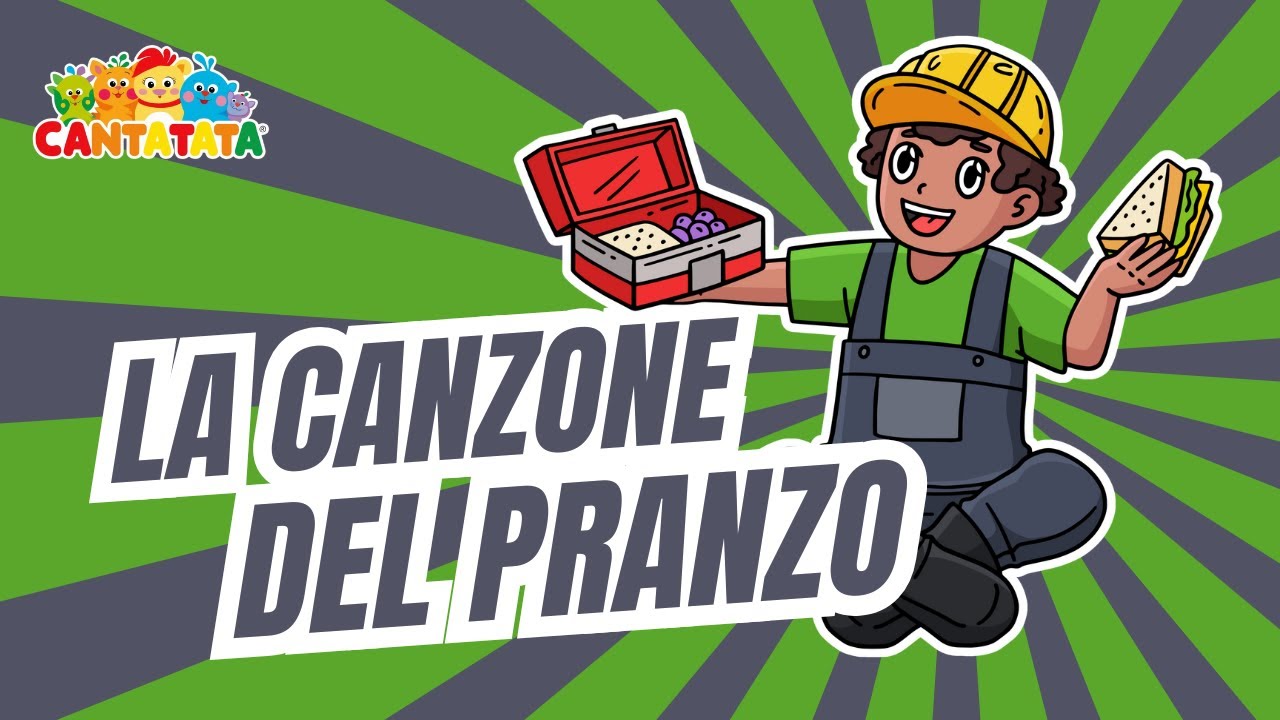 La Canzone del Pranzo | Canzoni Educative Per Bambini | CantaTata 🍽️🥗🎶
