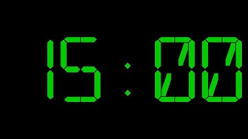 15 Minute Silent LCD Countdown Timer