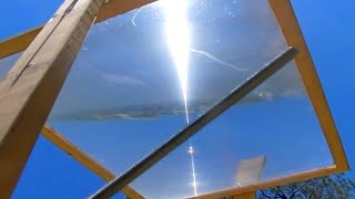 Fresnel Lens Solar Tracker Afternoon Stationary Target Sun Power Ray greenpowerscience