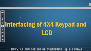 Interfacing of 4X4 KEYPAD & LCD with PIC18F4520 | Microcontrollers | UNIT 5