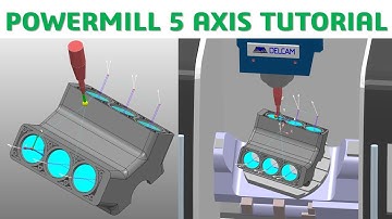 PowerMill 2019 Tutorial #60 | Mill 5 Axis Engineer Box | cadcam tutorial | gia công phay 5 trục