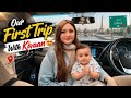 First trip with kivaan | fun with family eman and kivan | aon today vlog
