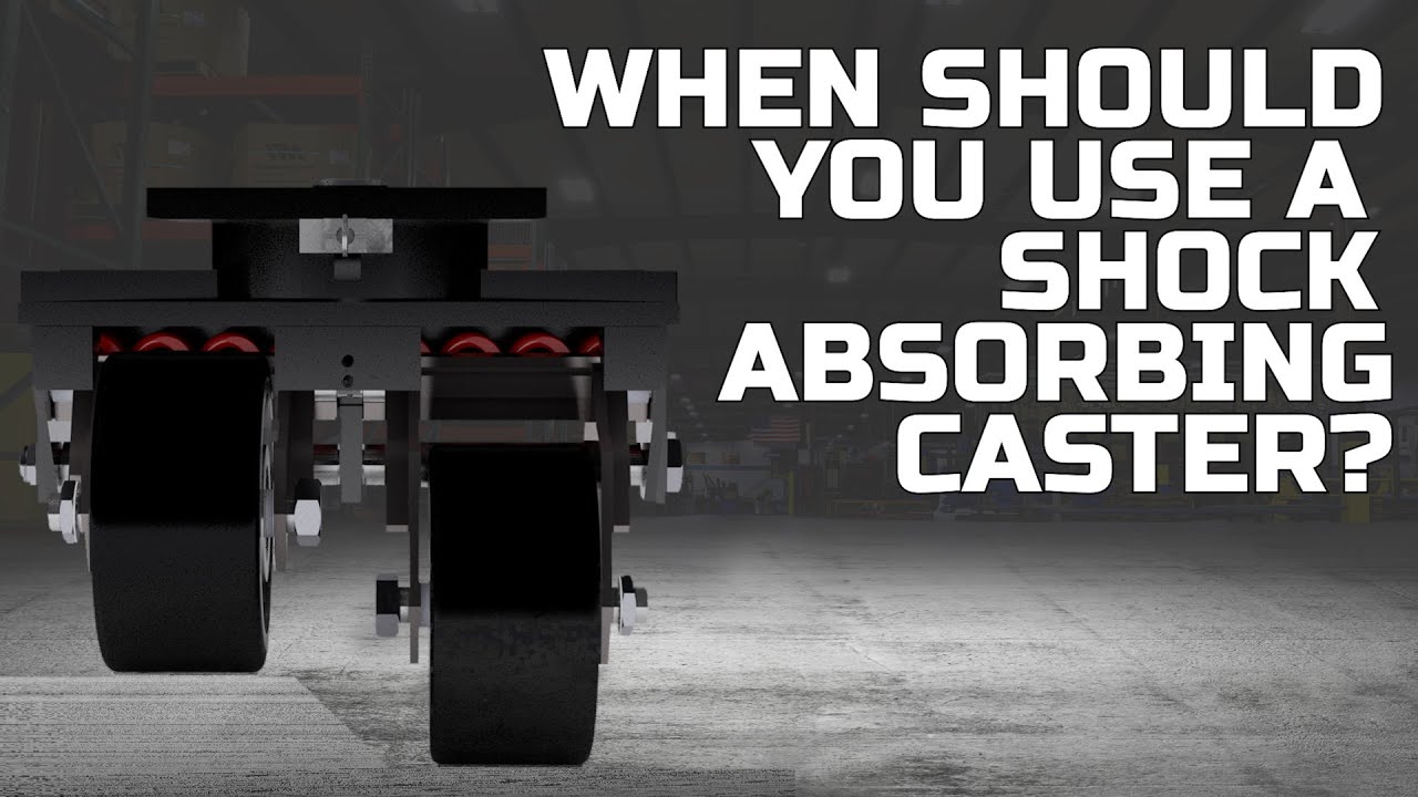 Shock Absorbing Casters | Why They’re Essential for Heavy Duty and Delicate Equipment