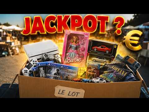 JACKPOT: Crazy PS4 Bundle and 1993 Barbie in BOX! 😱 (Garage Sale)