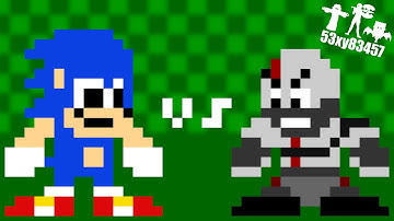Sonic vs Kratos - Project Pixkill