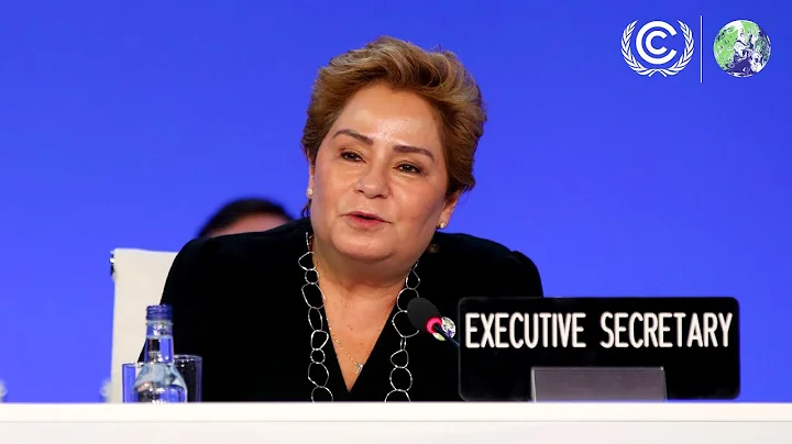 "A bridge between good intentions and measurable actions" Patricia Espinosa, #COP26 Closing Ceremony