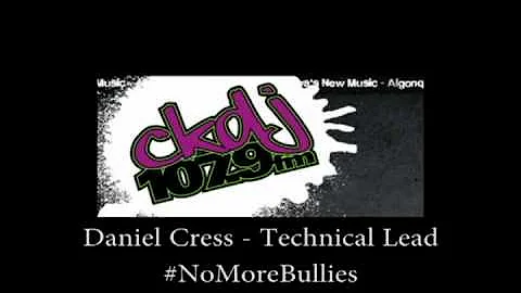 Daniel Cress #NoMoreBullies Campaign Interview on ...