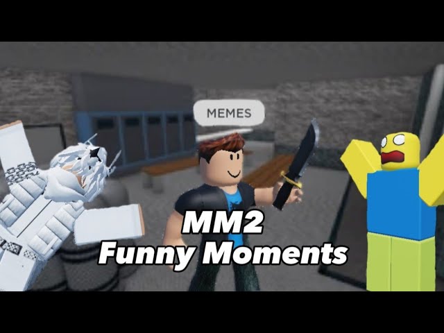 Roblox MM2 Noob Funny Moments (MEMES) 