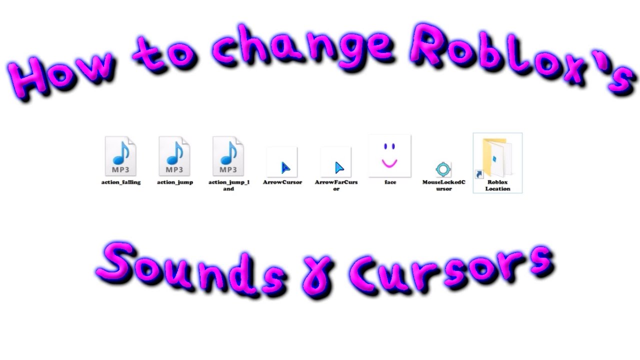 Roblox How To Change The Sounds Cursors Youtube - roblox cursor id