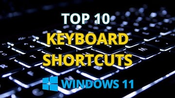 Top 10 Keyboard Shortcuts in windows 11