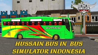 Hussain Bus Service (Private Bus H.P) In Bus Simulator Indonesia