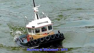 Mayhem @ Wicksteed 2018 Ray Malone's fantastic Canadian river tugs.
