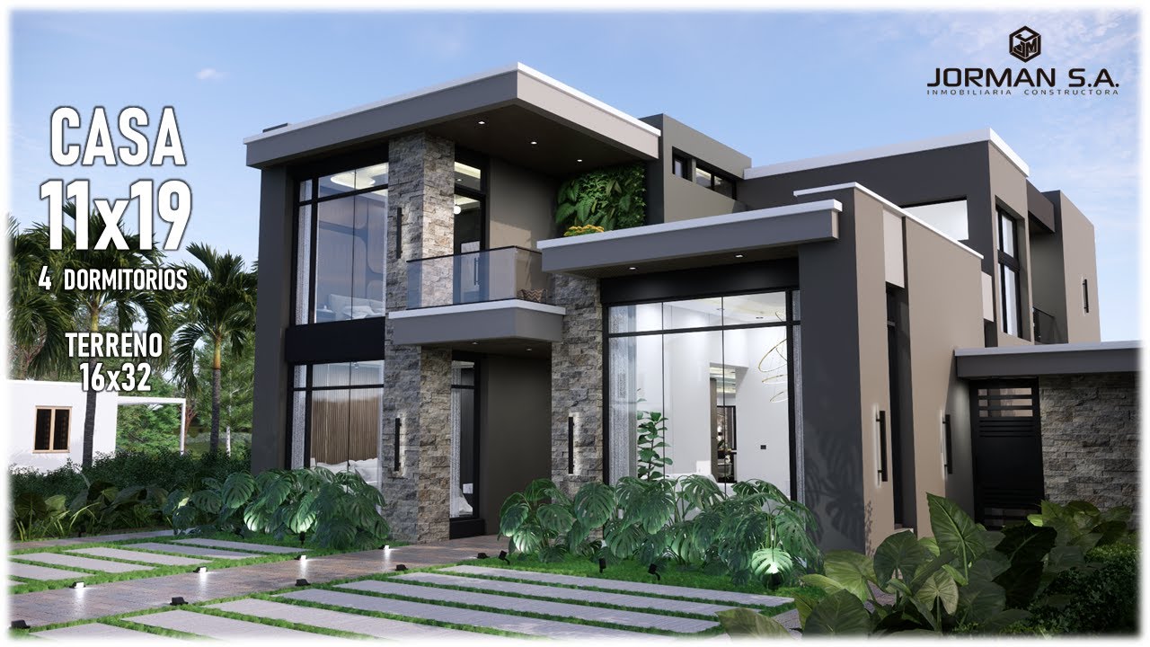 House Design | Modern House Design | 11x19m 2 Storey | 4 Bedrooms
