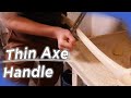 How To Thin An Axe Handle (Prevent Injury and Soreness From Axe)