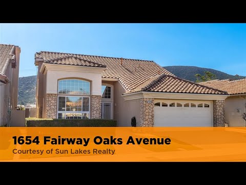 1654 Fairway Oaks Avenue, Banning, CA home video tour