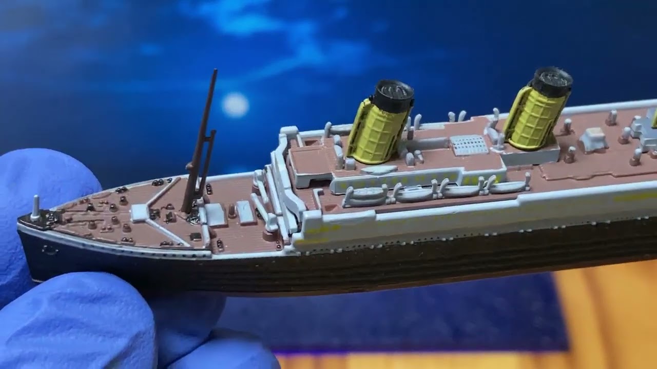 F-toys タイタニック号の復活（2）洋上夜間Ver Titanic 100