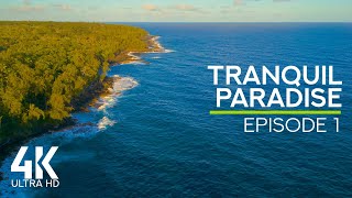 Relaxing Sound Therapy of Crashing Ocean Waves - 4K Tranquil Paradise of Hawaii - Episode 1