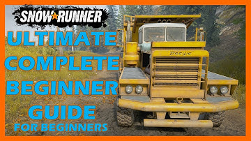 Complete beginnersgids voor Snowrunner voor beginners
