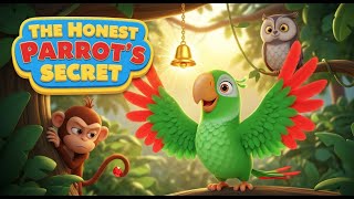 The Honest Parrot’s Secret 🦜 | Moral Story for Kids | Lesson on Honesty Update