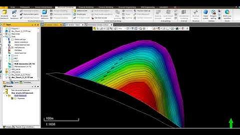 Surface and fault operations in Petrel (Geological model creation)