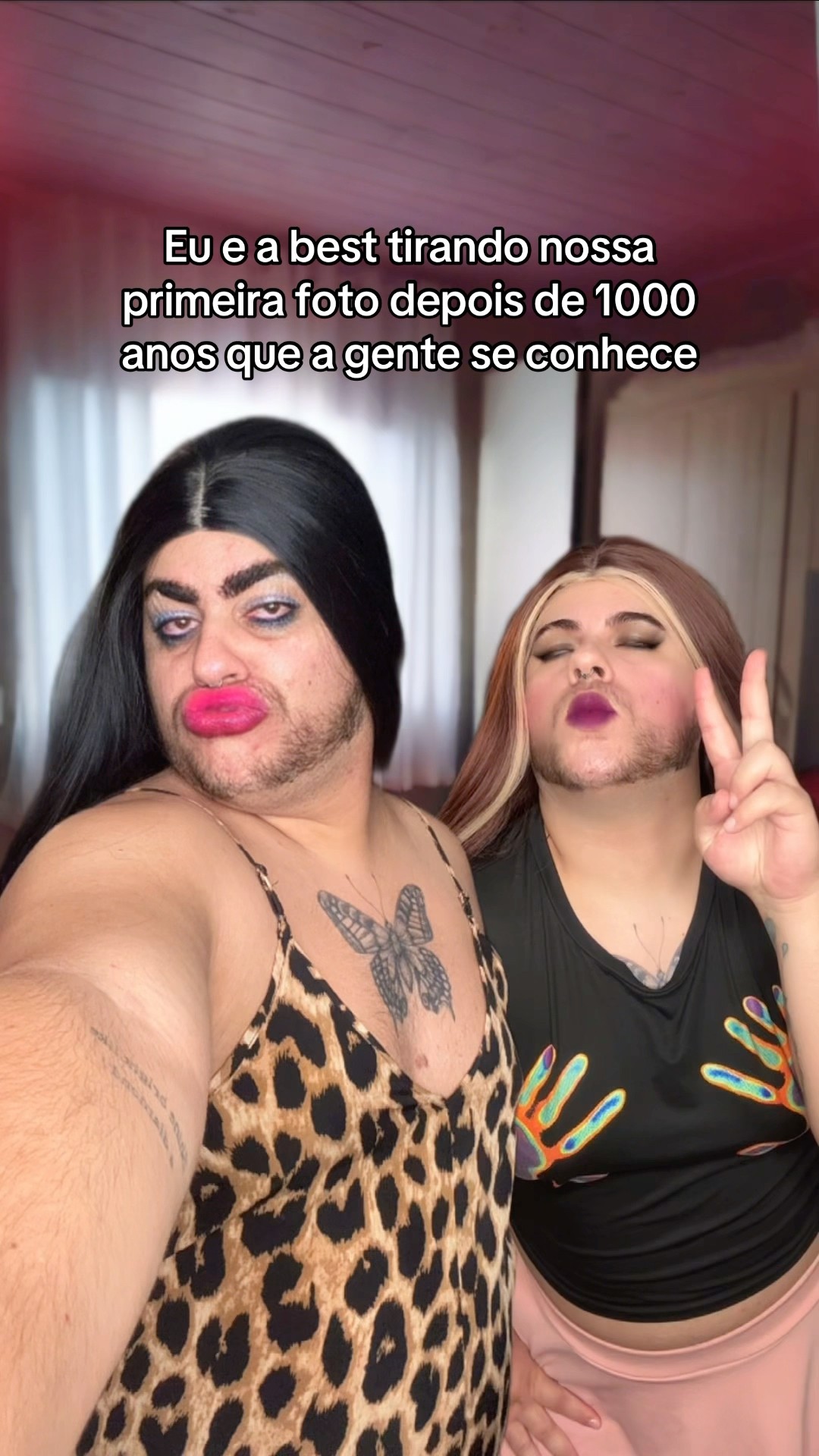 EU E A BEST TIRANDO NOSSA PRIMEIRA FOTO JUNTAS DEPOIS DE 1000 ANOS QUE A GENTE DE CONHECE