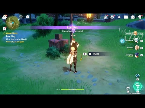 Daily Commission Mondstadt Lost Key Genshin Impact Youtube