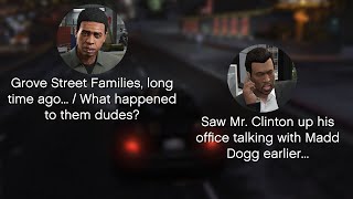 GTA 5 - 5 Conversations About Grove Street, CJ, OG Loc & Madd Dogg (GTA San Andreas)