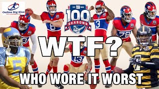 The New York Giants unveiled their 100th season 'Century Red' uniform & I am at a loss for words