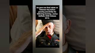 🚨 Final Salute on Veterans Day #militaryhistory #fallenhero