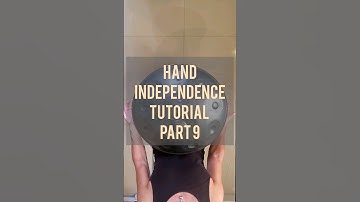 Handpan Tutorial for hand independence part 9 #handpan #handpantutorial #handpanclass #shorts