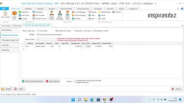 Tutorial Cara Input Item Dengan Harga Fleksibel pada iPos 5 0  Semua Edisi